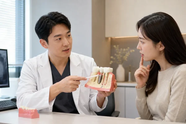 앞니 임플란트 뼈이식 통증