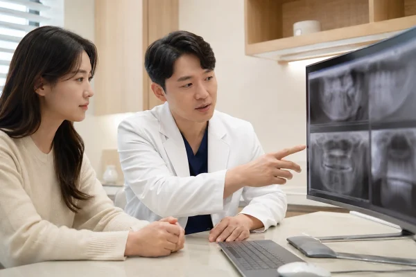 앞니 임플란트 재수술 통증